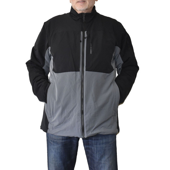 B0 Auth OBERMEYER Fashion Stretch Series Black/Grey Ski Parka Jacket Size XL